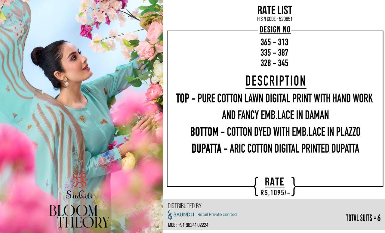 BLOOM THEORY By Sahiba Stylish Beautiful Colourful PURE COTTON LAWN Dresses At Wholesale Price